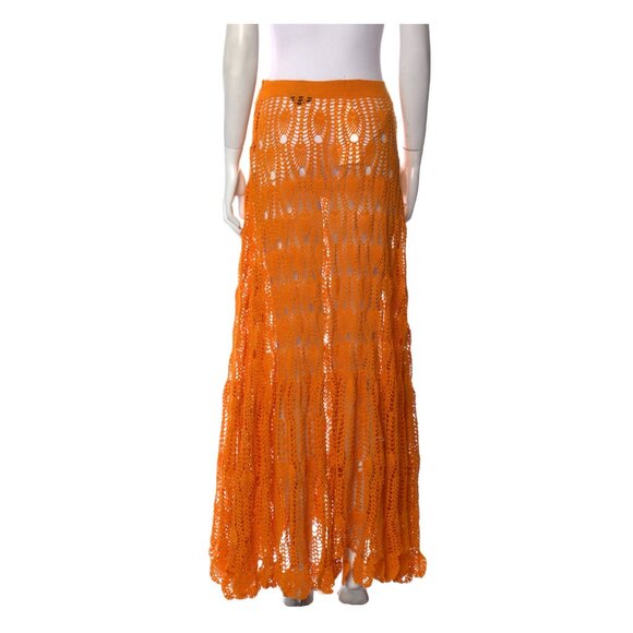 LOEWE PAULA'S IBIZA CROCHET MAXI SKIRT - Picture 5 of 10